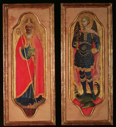 St. Nicholas of Bari and St. Michael, c.1423 by Fra Angelico